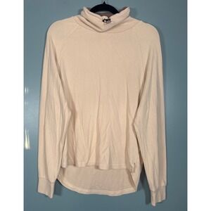 VARLEY Beige Long Sleeve Turtleneck Pullover Sweatshirt Top Women's X-SMALL